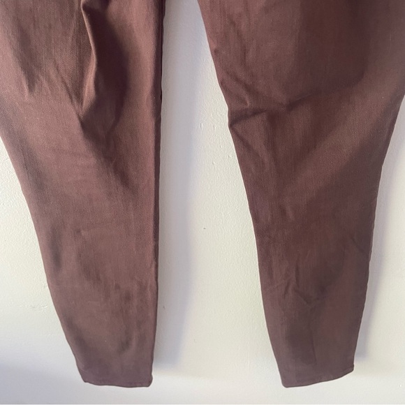 L'Agence Margot High Rise Mahogany Coated Skinny Jeans 37564 - Picture 5 of 13
